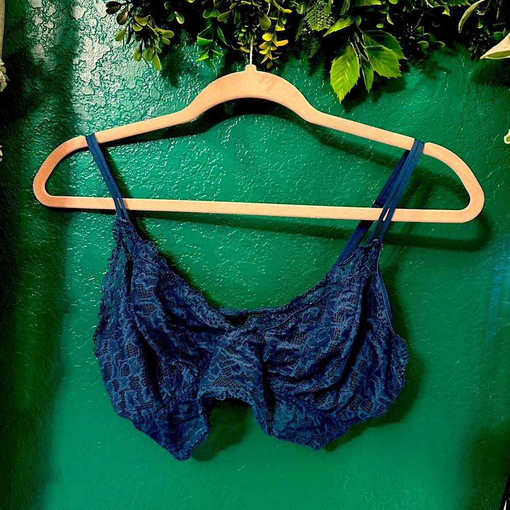 Soma Lace Bralette Blue